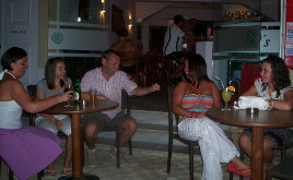 Customers outside bar jpg